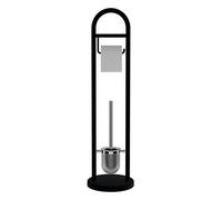 Sapho Ridder - Porte-papier toilette et brosse WC Jundah, noir 11123110