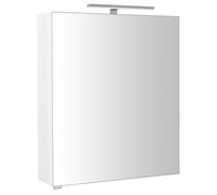 Sapho Riwa - Armoire avec miroir avec éclairage LED, 60x70x17 cm, blanc brillant RIW060-0030