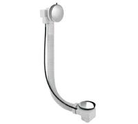 Sapho Senator - Garniture de vidage pour baignoire avec bowden, longueur 900 mm, bonde72 mm, inox VR119028