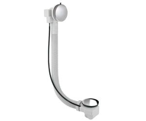 Sapho Senator - Garniture de vidage pour baignoire avec bowden, longueur 900 mm, bonde72 mm, inox VR119028
