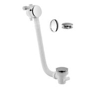 Sapho Senator - Set de baignoire avec remplissage, Click Clack, longueur 900 mm, bouchon 72 mm, chrome VR269028