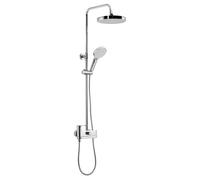 Sapho - Set de douche avec mitigeur, diamètre 26 cm, 2 jets, chrome CF139