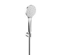 Sapho - Set pomme de douche, support et flexible, 4 jets, chromé 1204-61