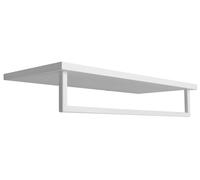 Sapho Ska - Étagère avec porte-serviettes, longueur 60 cm, blanc SKA385W