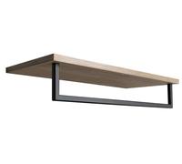 Sapho Ska - Étagère avec porte-serviettes, longueur 60 cm, chêne SKA385B