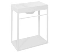 Sapho Ska - Support de lavabo Crest, 40x45x22 cm, blanc mat AR502