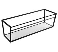 Sapho Ska - Support pour lavabo avec étagère, 120 cm, noir mat SKA104