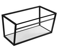 Sapho Ska - Support pour lavabo avec étagère, 75 cm, noir mat SKA102