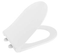 Sapho Slim - Abattant de toilette Soft Close, blanc/chrome 100787