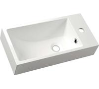 Sapho Small - Lavabo Ariana 50x10x25 cm, robinet à droite, blanc SM016