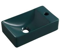 Sapho Small - Lavabo Margitha 38x22 cm, sans trop-plein, trou pour robinetterie, pétrole MGT38220