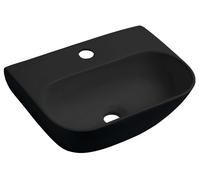 Sapho Small - Lavabo NERISSA 42x29 cm, sans trop-plein, trou pour robinet, noir mat AR265B