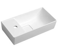 Sapho Small - Lave-mains Maxx 47x24 cm, gauche, blanc MX475
