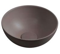 Sapho Small - Vasque à poser, diamètre 26 cm, sans trop-plein, brun foncé MR26015