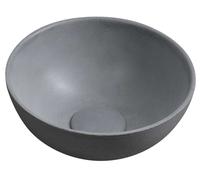 Sapho Small - Vasque à poser, diamètre 26 cm, sans trop-plein, gris MR26017