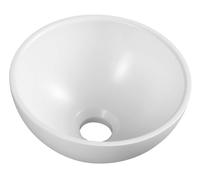 Sapho Small - Vasque Minor, diamètre 26 cm, sans trop-plein, sans trou pour robinetterie, blanc MR260