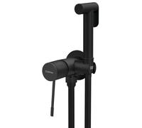 Sapho Solaris - Mitigeur de bidet encastré, avec douchette Stop, noir mat WD040B