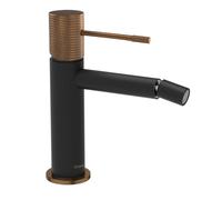 Sapho Solaris - Mitigeur de bidet, noir mat/cuivre mat WD003PG