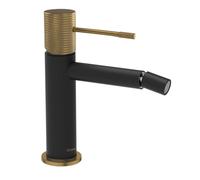 Sapho Solaris - Mitigeur de bidet, noir mat/doré mat WD003G