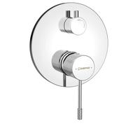 Sapho Solaris - Mitigeur encastré 2 sorties, avec corps d’encastrement, chrome WD042