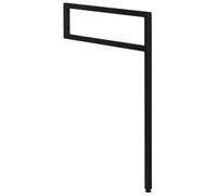 Sapho - Support de fixation 1 pièce, noir mat 30362