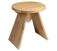 Sapho - Tabouret de salle de bain Astyle, chêne naturel massif AS420