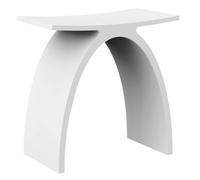 Sapho - Tabouret de salle de bain Koral, blanc mat WF434