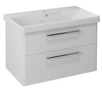 Sapho Theia - Meuble lavabo 76x50x44 cm, 2 tiroirs, blanc TH080-3030