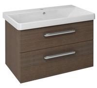 Sapho Theia - Meuble lavabo 76x50x44 cm, 2 tiroirs, pin rustique TH080-1616