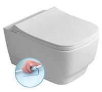 Sapho - Toilettes suspendues, Rimless, blanc 100214
