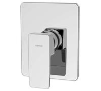 Sapho Tursi - Mitigeur de douche encastré, avec corps d’encastrement, chrome TI041