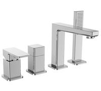 Sapho Tursi - Mitigeur pour rebord de baignoire, installation 4 trous, chrome TI052