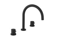 Sapho Ultramix - Mitigeur de lavabo, installation 3 trous, noir mat UT017B