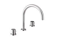 Sapho Ultrasan - Mitigeur de lavabo, installation 3 trous, chrome UT017V
