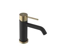 Sapho Ultrasan - Mitigeur de lavabo, noir mat/doré mat UT002VBG