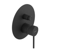 Sapho Ultrasan - Mitigeur encastré 2 sorties, avec corps d’encastrement, noir mat UT042VB