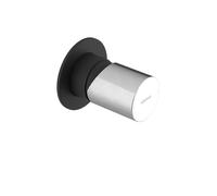 Sapho Ultratap - Mitigeur de douche encastré, avec corps d’encastrement, noir mat/chrome UT041TBC