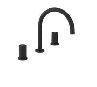 Sapho Ultratap - Mitigeur de lavabo, installation 3 trous, noir mat UT017TB