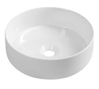 Sapho - Vasque à poser, diamètre 36 cm, sans trop-plein, blanc 10NF65036