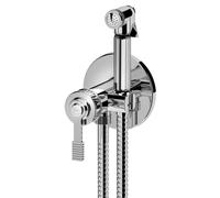 Sapho Versi - Mitigeur de bidet encastré, avec douchette et corps d'encastrement, chrome RV013