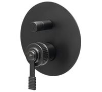 Sapho Versi - Mitigeur de douche encastré, avec corps d’encastrement, noir mat RV042/15
