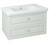 Sapho Violeta - Meuble lavabo, 83x52x46 cm, 2 tiroirs, blanc VI090-3131