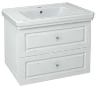 Sapho Violeta - Meuble-vasque, 69x52x47 cm, 2 tiroirs, blanc VI075-3131