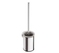 Sapho X-Round - Brosse de toilette, avec brosse noir, chrome XR305