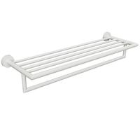 Sapho X-Round - Étagère avec porte-serviettes, longueur : 55 cm, blanc XR421W