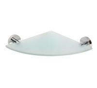 Sapho X-Round - Étagère murale d´angle, verre/chrome XR603