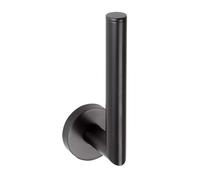 Sapho X-Round - Porte-papier toilette de rechange, noir XR701B