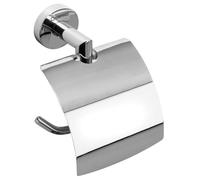 Sapho X-Round - Porte-rouleau toilette avec couvercle, chrome XR702