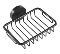 Sapho X-Round - Porte-savon en fil de fer avec support, noir XR801B