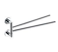 Sapho X-Round - Porte-serviettes rotatif, longeur 45 cm, chrome XR403
